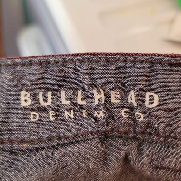 Bullhead Denim- Burgundy Red in color- size 32x32 - Picture 7 of 8